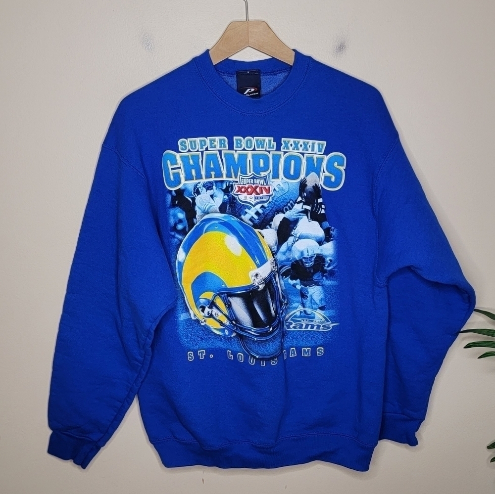 Vintage Pro Player | St. Louis Rams 2000 Super Bowl XXXIV Champions Sweatshirt